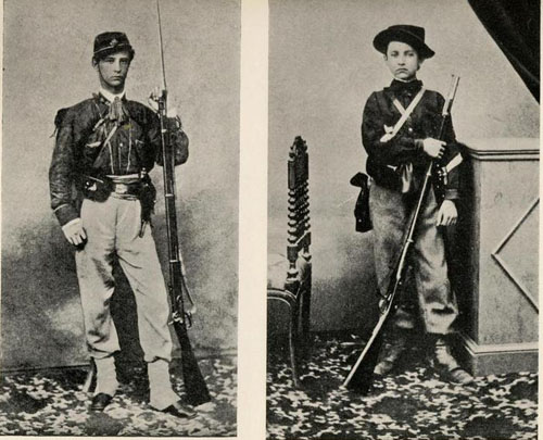 Краснорубашечники армии Гарибальди. 1860г.